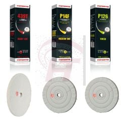Polishing set "gloss" Inox | 6 parts for polishing stand | 200 mm Stainless Steel