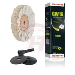 Polishing set "finish" Varnishes & Plastics | 3 parts for angle grinder | M14 adapter | 200 mm Varnish & Plastics