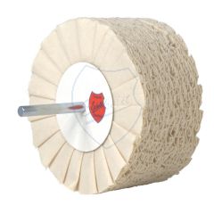Shank Tool EFFEKTA | Polishing Nettle "Firm" | 125 x 60 mm Cotton Shank-Tools