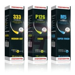 Polierpasten Set Chrom | Hauptpolitur-Hochglanz-Superfinish | Menzerna 333 / P126 / M5 Chrom Sets