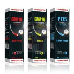 Polierpasten-Set Kunststoff/Lack | Vorpolieren-Hochglanz-Superfinish | Menzerna GW18 / GW16 / P175 Kunststoff & Lack Sets