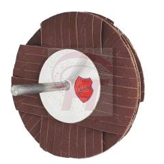 Schleifstern Schaftwerkzeug | Schlitzgewebe "Grob" | 100x10 mm Schleifsterne aus Schlitzgewebe