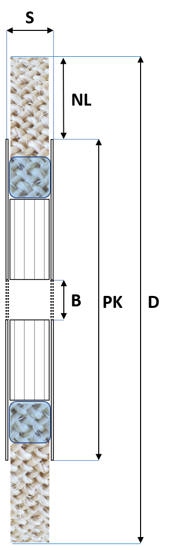 Sisal Spezifikationszeichnung